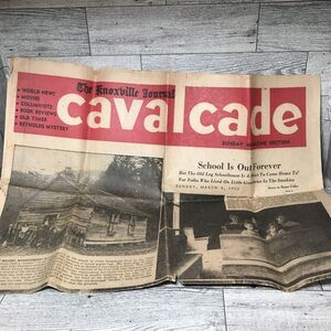 Vintage The Knoxville Journal March‎ 9 1952 Sunday Ephemera Memorabilia Souvenir